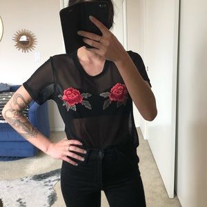 Emma & Sam sheer top